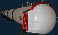 autoclave per costriure alberi in carbonio