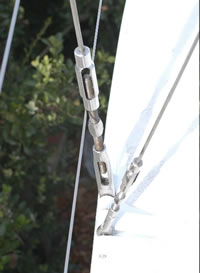 particolare per barca a vela e yachts