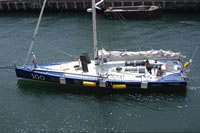 barca a vela con avvolgiranda